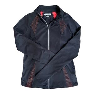 FOREVER 21 Active Zip-Up Black Jacket Sz S